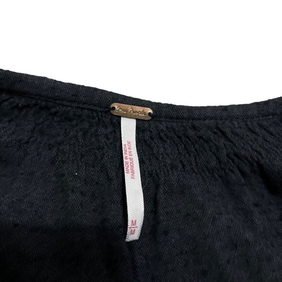 Free People All My Life Black Mini Dress. Size medium. - Picture 7 of 10